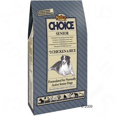 Nutro Choice Senior Chicken & Rice - Economy pack 2 x 13.5 kg