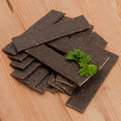 Snack à mâcher pour chien à la viande de sanglier CANIBIT- 150 g (lanières de viande de sanglier)