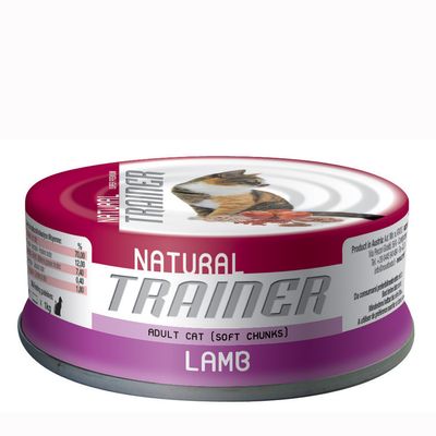 Boîtes pour chat Trainer Natural Adult, agneau- 24 x 70 g