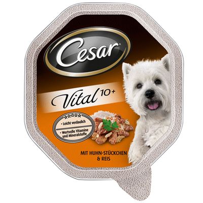 Cesar Senior Vital 10+ Megapack 24 x 150 g – Huhn & Reis