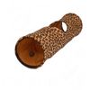 Tunnel � bruissement pour chat L�opard - L 100 x l 25 cm