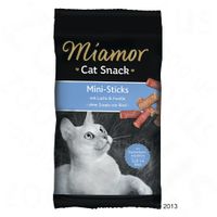 Miamor Cat Confect Mini-Sticks - - 3 x zalm & forel