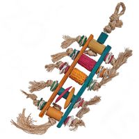 Vogelspeelgoed echte maskolvenladder klein 19 x 10 x 3 cm