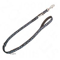 red-dingo-verstellbare-hundeleine-braun-mit-blauen-spots-200-cm-lang-12-mm-breit Red Dingo verstellbare Hundeleine braun mit blauen Spots - - 200 cm lang, 12 mm breit