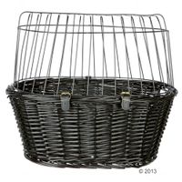 Trixie Fietsmand zwart - - L 50 x B 35 x H 41 cm