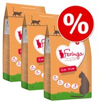 Voordeelpakket Feringa Kattenvoer 3 x 2 kg - - 6 kg Eend