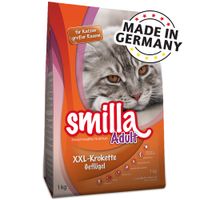 Smilla Adult XXL-brokken gevogelte Kattenvoer - - 1 kg