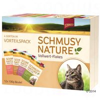 Proefpakket Schmusy Nature Volwaardige Vlokken 12 x 100 g - - 12 x 100 g