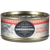 Greenwoods Adult Tonijn & Garnalen Kattenvoer - - 6 x 70 g