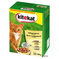 Kitekat Verszakjes Kattenvoer 12 x 100 g - - Markt-Mix