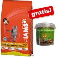 10/15 kg Iams droog + Caniland lentesnacks gratis! - - Adult met lam