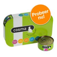 Gemengd proefpakket: Cosma Original in gelei Kattenvoer - - 6 x 85 g met 5 verschillende smaken