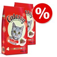 Dubbelpak Catessy Adult Kattenvoer voor een voordeelprijs! - - 2 x 4 kg Hartige mix