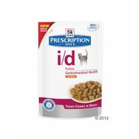 Hill's Prescription Diet Feline I/D pouch - Maag-darmziektes - - 12 x 85 g