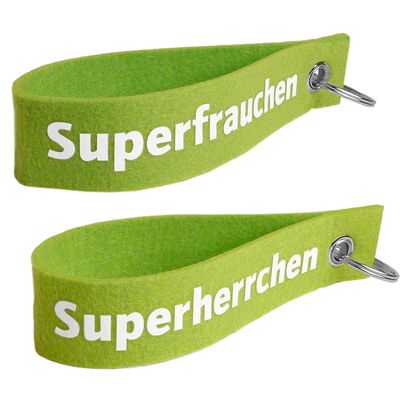 Schluesselanhaenger �Superfrauchen�/�Superherrchen� - �Superherrchen