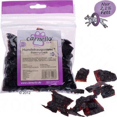 Chewing-gum pour chien Carnello, spécial entraînement- 100 g