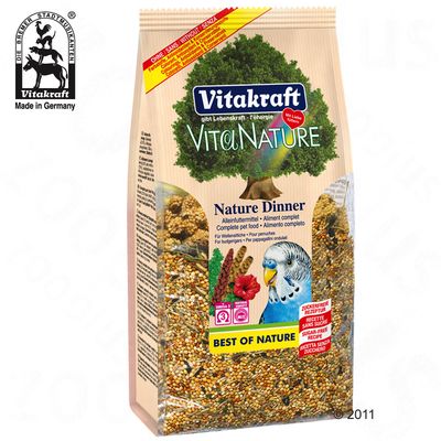 Graines pour perruche Nature Dinner- 3 x 750 g