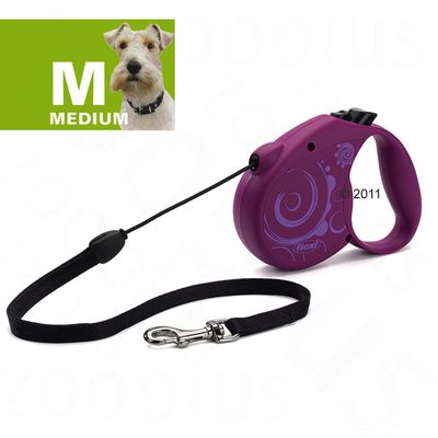 Hundeleine Flexi Color Medium - 5 m - lila