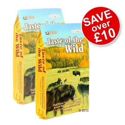 Taste of the Wild - High Prairie Canine - Economy Pack:  2 x 13.6 kg