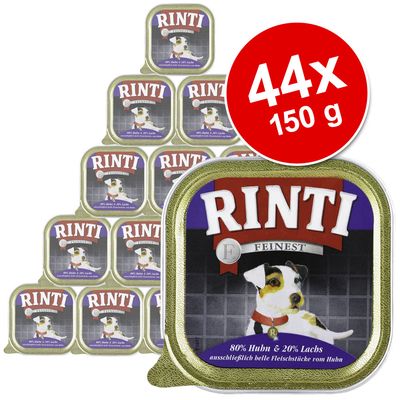 Megapack Rinti Feinest 44 x 150 g - Huhn & Lamm