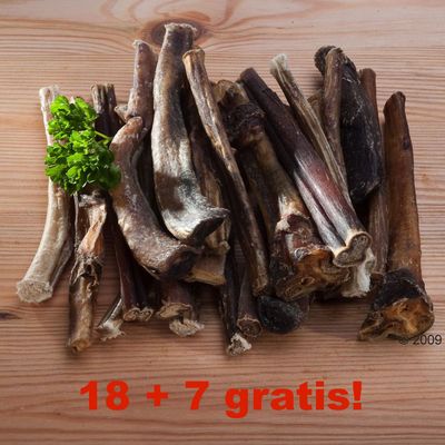 18 + 7 gratis! Ochsenziemer 12 cm - 25 Stueck