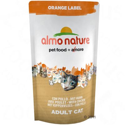 Croquettes pour chat Almo Nature Adulte poulet- 5 x 750 g