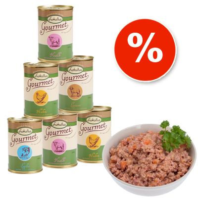 Trial Pack Lukullus Gourmet 6 x 400 g - Discounted Price! - 4 assorted flavours