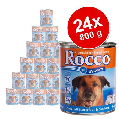 Sparpaket: Rocco Weltreise: Griechenland 24 x 800 g - - Ziege mit Kartoffeln und Zucchini Preisvergleich