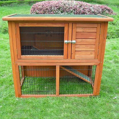 Hasenstall Outback Kompakt 100 mit Freigehege - L 104 x B 52 x H 92 cm