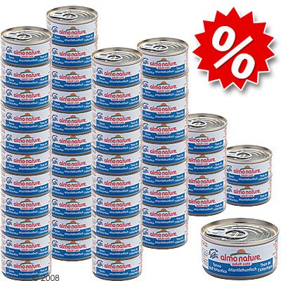 Almo Nature Sparpaket 48 x 70 g - Thunfisch & Garnelen