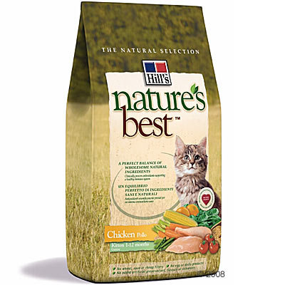 Croquettes Hill´s Nature´s Best Feline Kitten, poulet- 3 x 2 kg