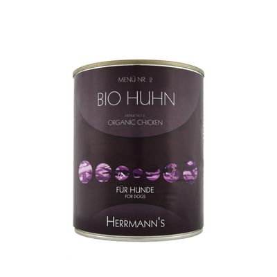 Herrmanns Bio-Menue 6 x 800 g - Rind mit Buchweizen & Obst (glutenfrei)