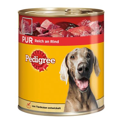 Pedigree Pure 6 x 800 g - Rich in Beef