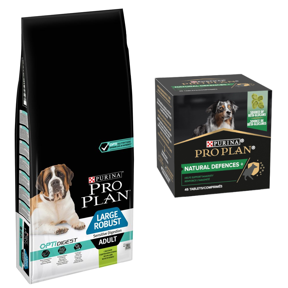 Pro Plan 14 kg pienso para perros + Suplemento alimenticio ¡gratis! - Large Robust Adult OptiDigest cordero
Pro Plan 14 kg pienso para perros + Suplemento alimenticio ¡gratis! - Large Robust Adult OptiDigest cordero
