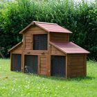 Outback Rabbit Hutch Castle with Run - 175 x 70 x 110 cm (L x W x H) (2 parcels*)