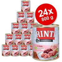 Voordeelpakket Rinti Kennerfleisch 24 x 800 g Gevogeltehart