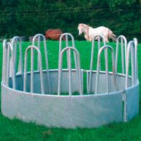 Rundraufe mit 12 Fresspl�tzen - - 2,3m Durchmesse