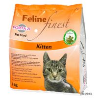 Porta 21 Feline Finest Kitten Kattenvoer - - dubbelpak: 2 x 2 kg