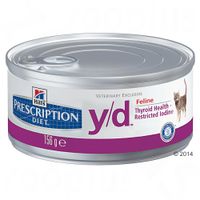 Hill´s Prescription Diet Feline y/d Kattenvoer - - 6 x 156 g