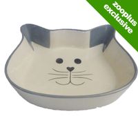 Trixie Keramiek Voerbak Kattengezicht - - 250 ml, Ø 12 cm