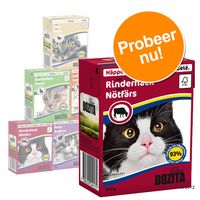 Probeerpakket Bozita natvoer in Gelei, 6 x 370 g - - Gemengd pakket 2: 6 x 370g