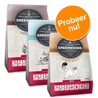 Gemengd probeerpakket: Greenwoods Kattenvoer 3 x 300g - - Gemengd probeerpakket 3 x 300 g