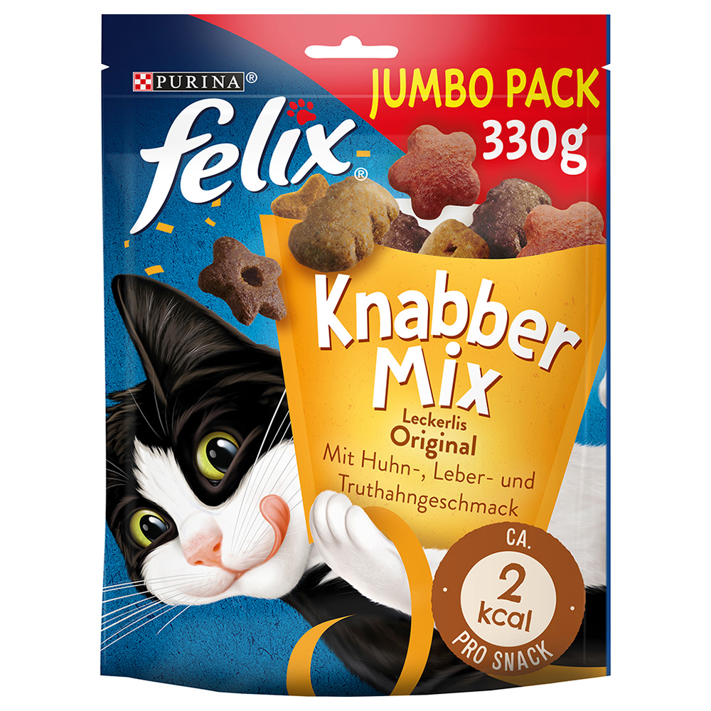 Felix maškrty, 4x balenia - 3 + 1 zadarmo - Chrumkavý mix original (4 x 330g)
Felix maškrty, 4x balenia - 3 + 1 zadarmo - Chrumkavý mix original (4 x 330g)