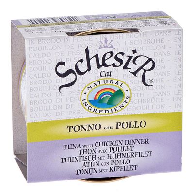 Schesir in Bruehe 6 x 70 g - Thunfisch mit Huehnerfilet