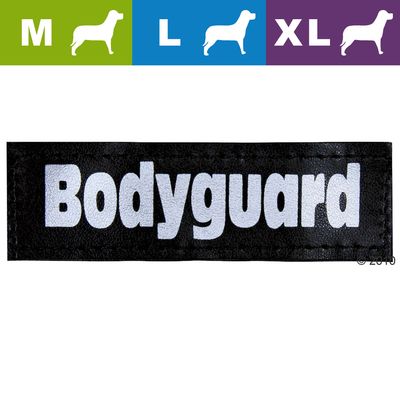 Trixie Klettsticker Geschirr XDog Groesse M-L + L-XL, "Bodyguard" - 2 Stueck