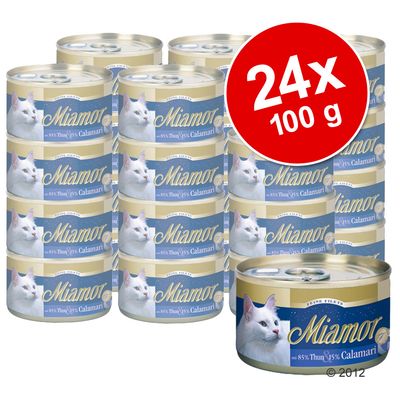 Megapack Miamor Feine Filets 24 x 100 g - Heller Thunfisch & Shrimps Megapack Miamor Feine Filets 24 x 100 g - Heller Thunfisch & Shrimps