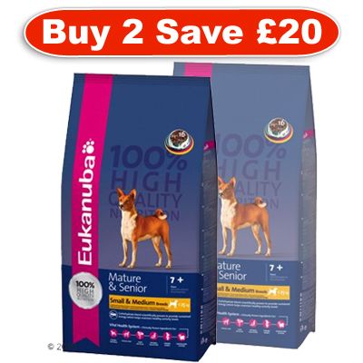 Buy 2 Large Bags Of Eukanuba Dry Dog Food and Save &pound;20 ! - 2 x 12.5kg Daily Care