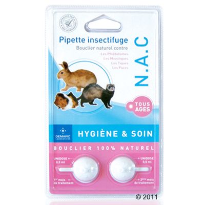 Pipettes antiparasitaires pour rongeur Demavic- 2 pipettes