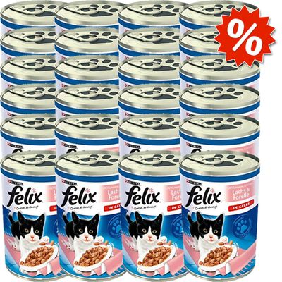 Felix Haeppchen in Gelee 24 x 400 g - Rind & Huhn
