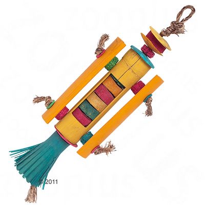 Vogelspielzeug Raketenschiff - 29 x 14 x 6 cm